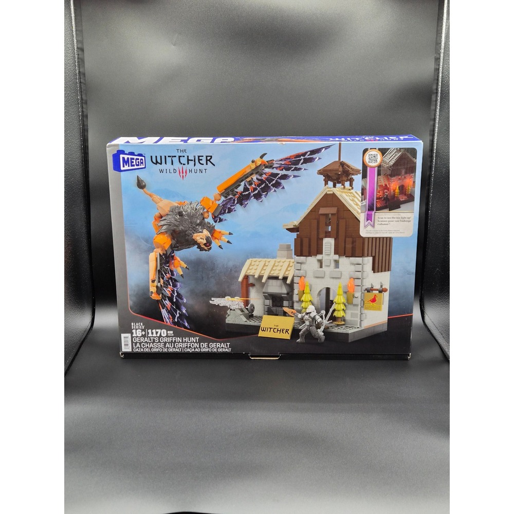 The Witcher‎ Wild Hunt Geralt's Griffin Hunt Mega Blocks 1170 PCS